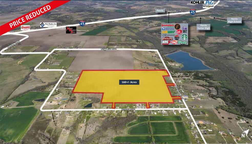 Chaparall Rd, Ferris, TX à vendre - Photo de l’immeuble – Image 1 sur 4