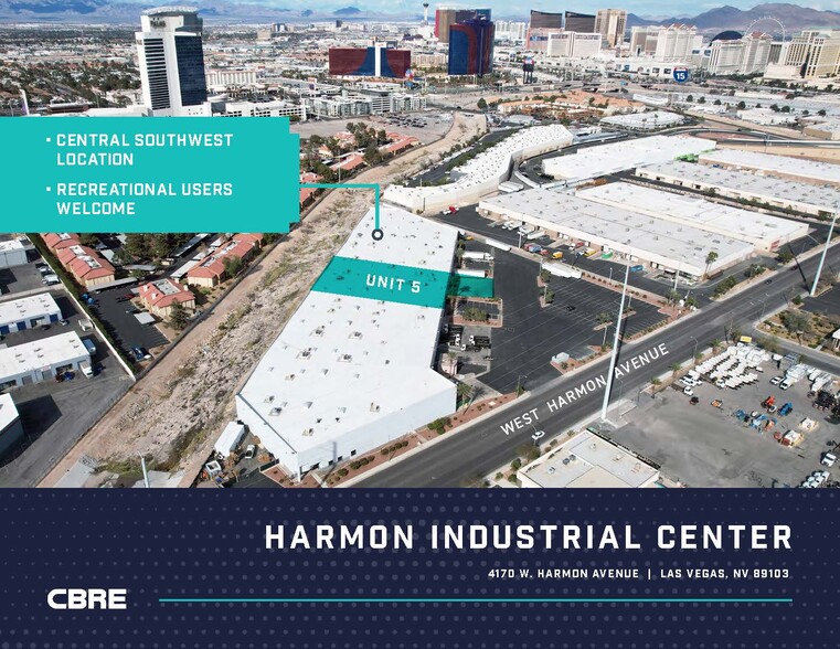 4170 W Harmon Ave, Las Vegas, NV à louer - Photo de l’immeuble – Image 1 sur 6