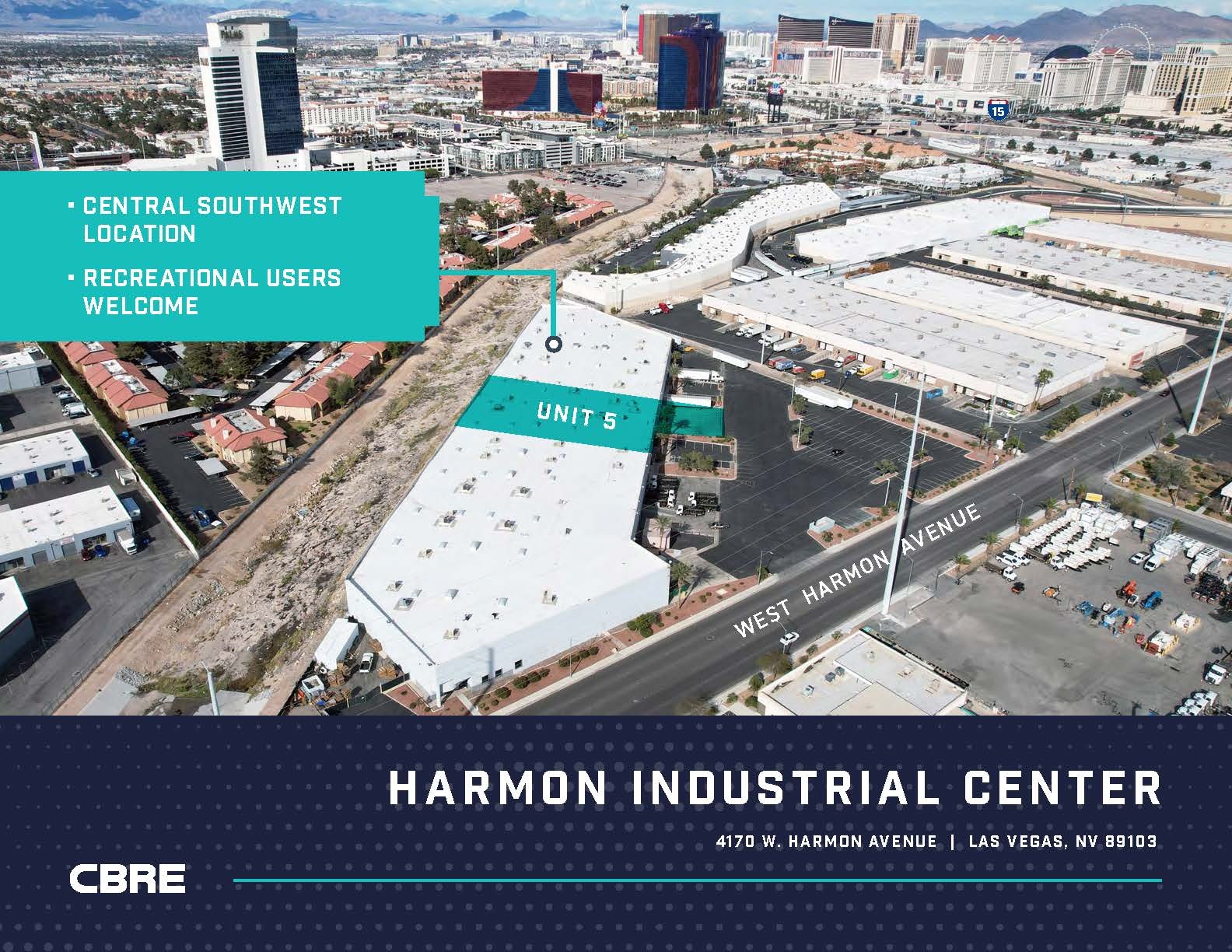 4170 W Harmon Ave, Las Vegas, NV à louer Photo de l’immeuble– Image 1 sur 7