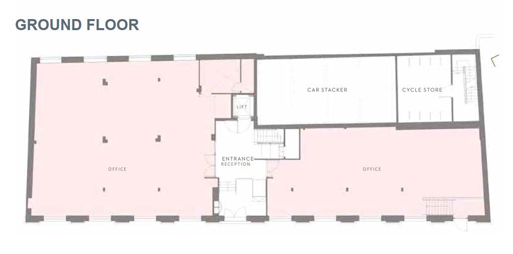18 Petersham Rd, Richmond à louer Plan d’étage– Image 1 sur 2