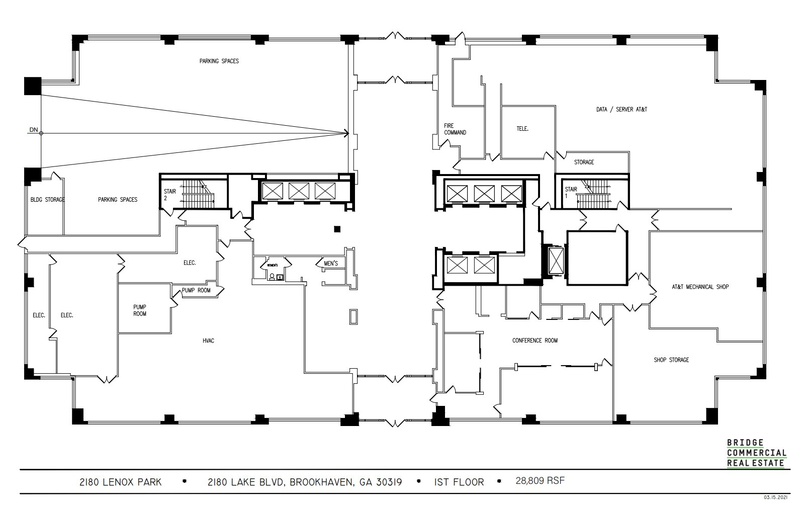 1277 Lenox Park Blvd, Atlanta, GA à louer Plan d’étage– Image 1 sur 1