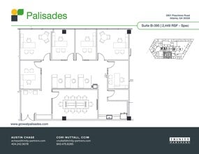 5901 Peachtree Dunwoody Rd NE, Atlanta, GA à louer Plan de site– Image 1 sur 1