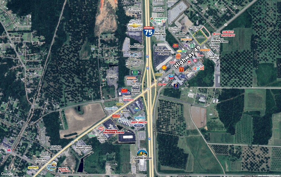 507 Ga Highway 49 N, Byron, GA à vendre - Aérien – Image 3 sur 3