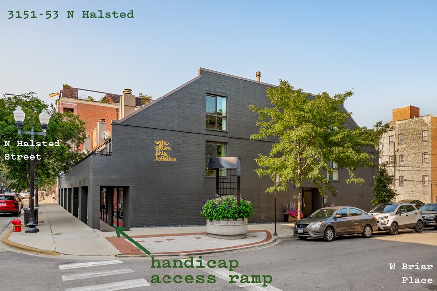 3151-3153 N Halsted St, Chicago, IL à louer - Photo de l’immeuble – Image 2 sur 3