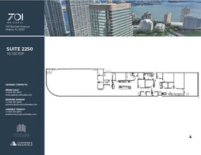701 Brickell Ave, Miami, FL à louer Plan d’étage– Image 1 sur 1