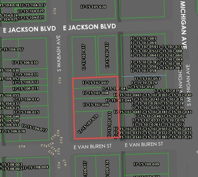 333 S Wabash Ave, Chicago, IL à louer - Plan cadastral – Image 3 sur 23