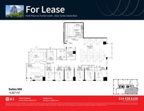 2911 Turtle Creek Blvd, Dallas, TX à louer Plan d’étage– Image 1 sur 4