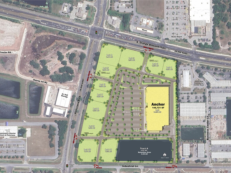 1703 S Poinciana Blvd, Kissimmee, FL à louer - Plan de site – Image 2 sur 2
