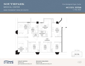 6060 Piedmont Row Dr S, Charlotte, NC à louer Plan d’étage– Image 2 sur 2