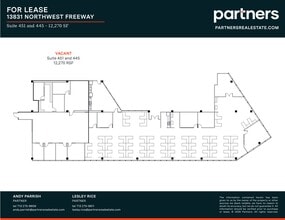 13831 Northwest Fwy, Houston, TX à louer Plan de site– Image 1 sur 2