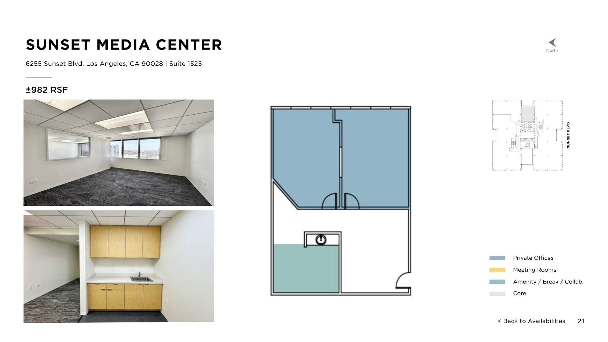 6255 W Sunset Blvd, Los Angeles, CA à louer Plan de site– Image 1 sur 1