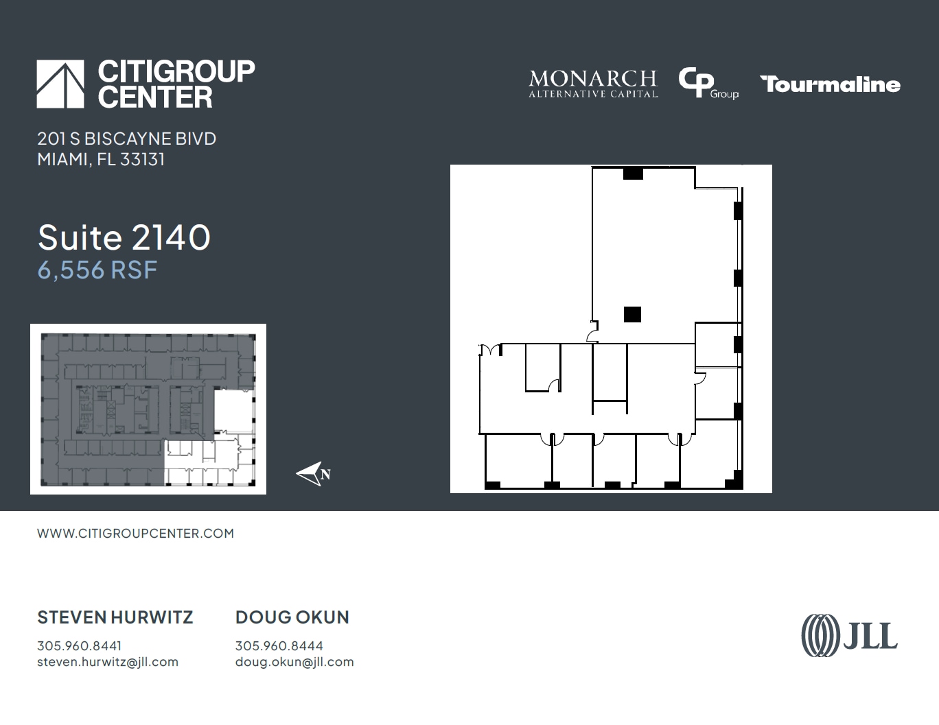 201 S Biscayne Blvd, Miami, FL à louer Plan d’étage– Image 1 sur 1