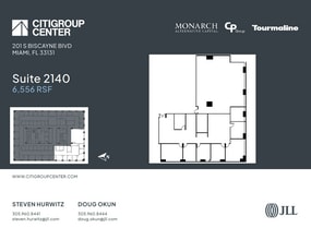 201 S Biscayne Blvd, Miami, FL à louer Plan d’étage– Image 1 sur 1
