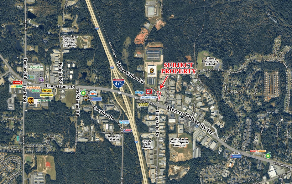 4994 Tucker Valley Rd, Macon-Bibb, GA à vendre - Aérien – Image 2 sur 2