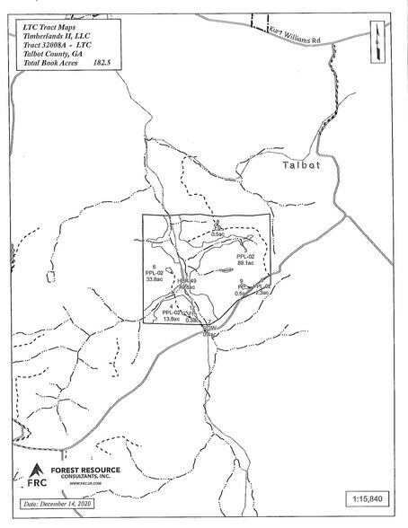 Talbot County Tract 32008A, Talbotton, GA à vendre - Photo de l’immeuble – Image 2 sur 2