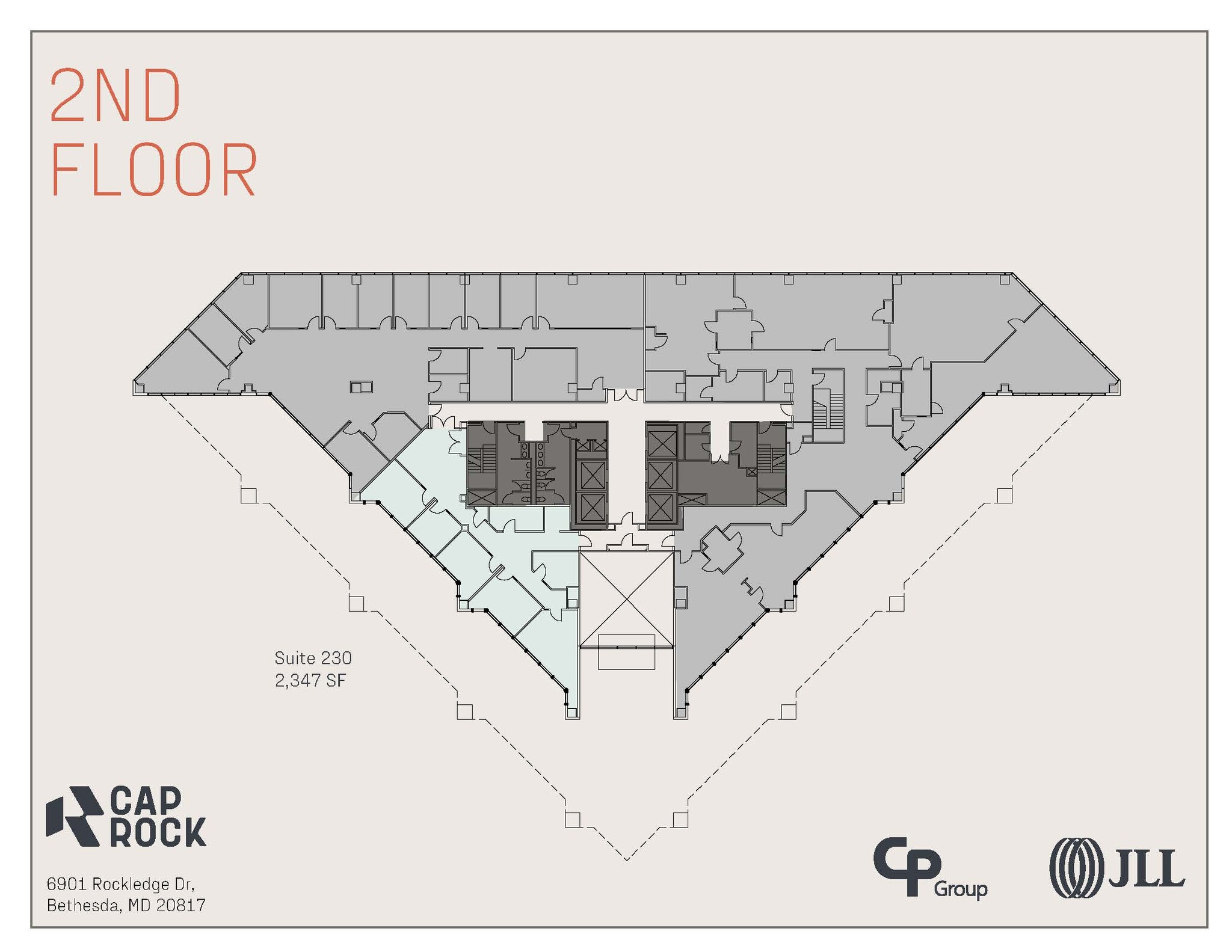 6903 Rockledge Dr, Bethesda, MD à louer Plan d’étage– Image 1 sur 1
