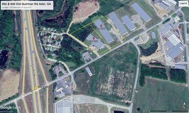 606 Old Quitman Rd, Adel, GA - Vue aérienne  vue de carte