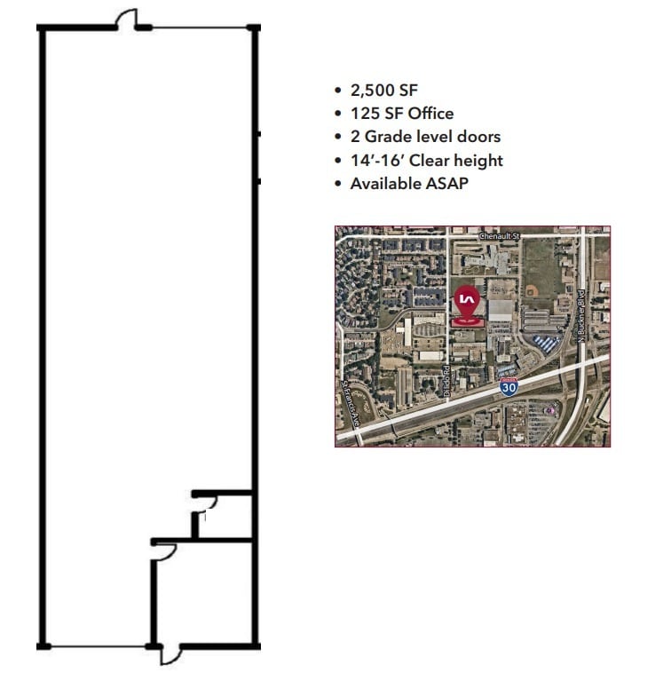 3700 Dilido Rd, Dallas, TX à louer Plan d’étage– Image 1 sur 1