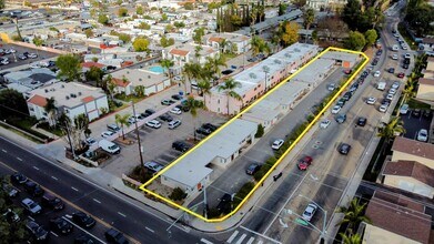 275-299 S Mollison Ave, El Cajon, CA - Vue aérienne vue de carte