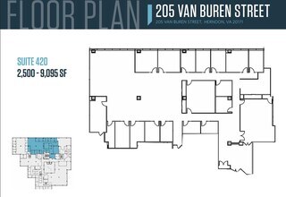 205 Van Buren St, Herndon, VA à louer Plan d’étage– Image 1 sur 1