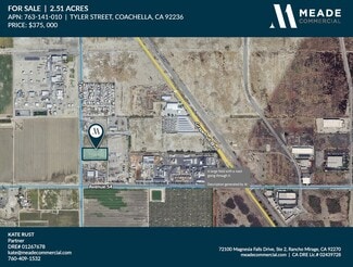 Plus de détails pour Tyler St, Coachella, CA - Terrain à vendre