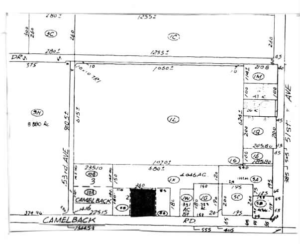 5212 W Camelback Rd, Glendale, AZ à vendre - Plan cadastral – Image 2 sur 5