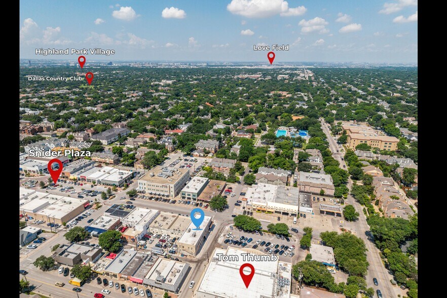 6801 Snider Plz, Dallas, TX à louer - Photo de l’immeuble – Image 3 sur 12