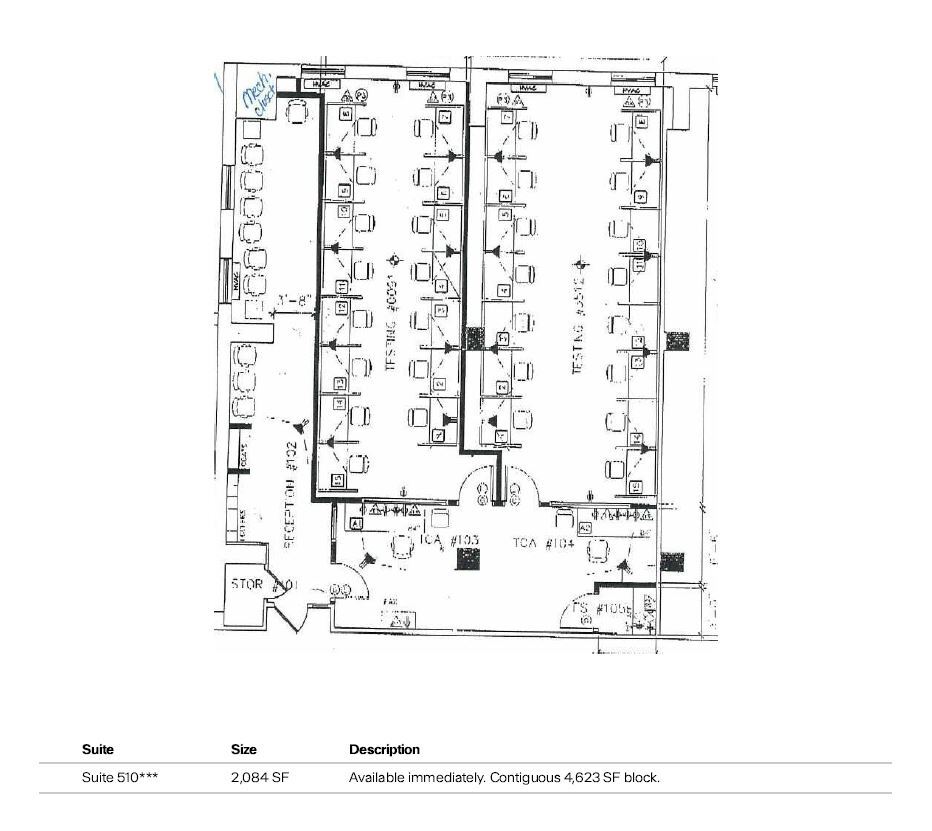 8120 Woodmont Ave, Bethesda, MD à louer Plan d’étage– Image 1 sur 1