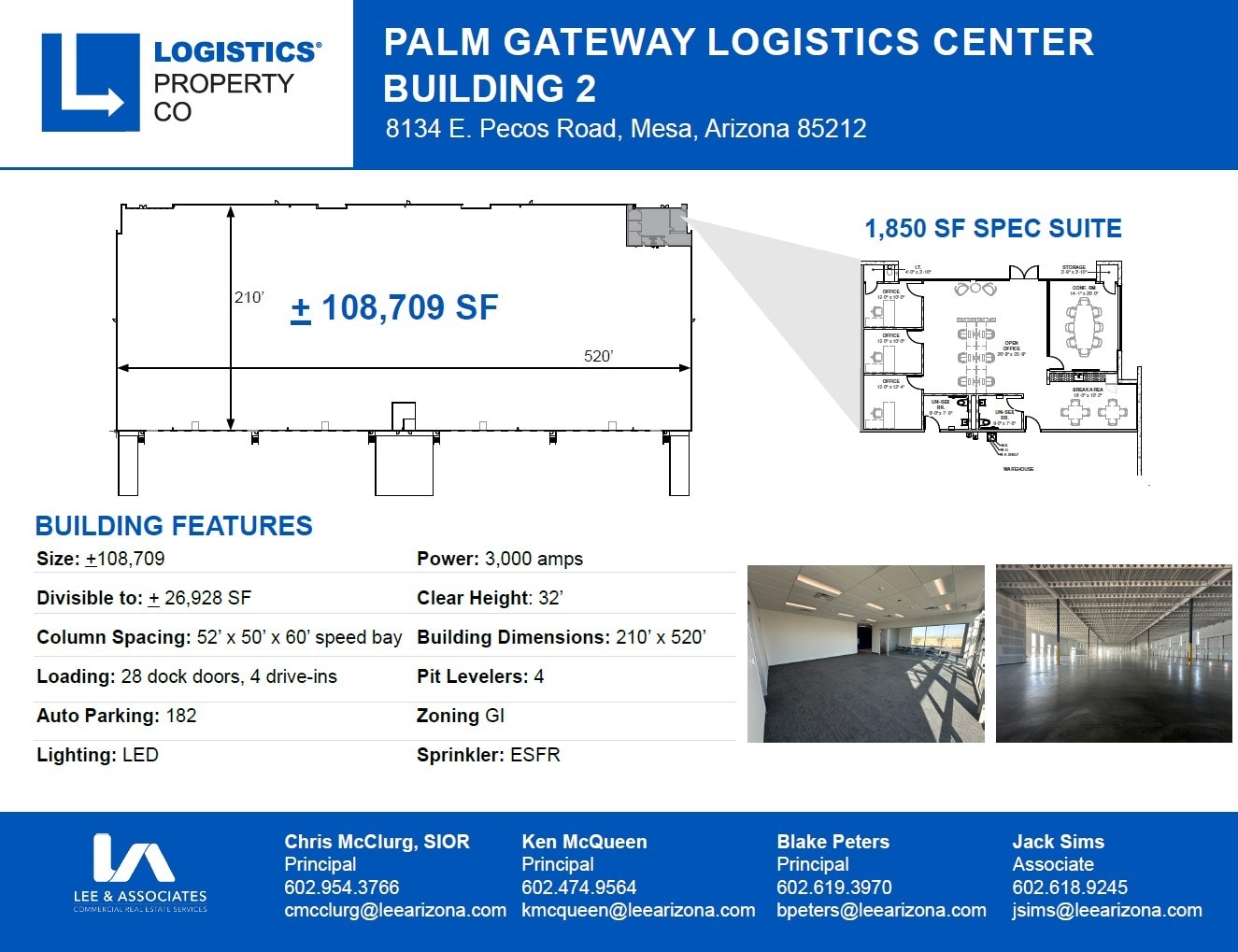 NEC Sossaman & Pecos Rd, Mesa, AZ à louer Plan de site– Image 1 sur 1
