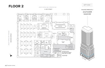 667 Madison Ave, New York, NY à louer Plan d’étage– Image 2 sur 2