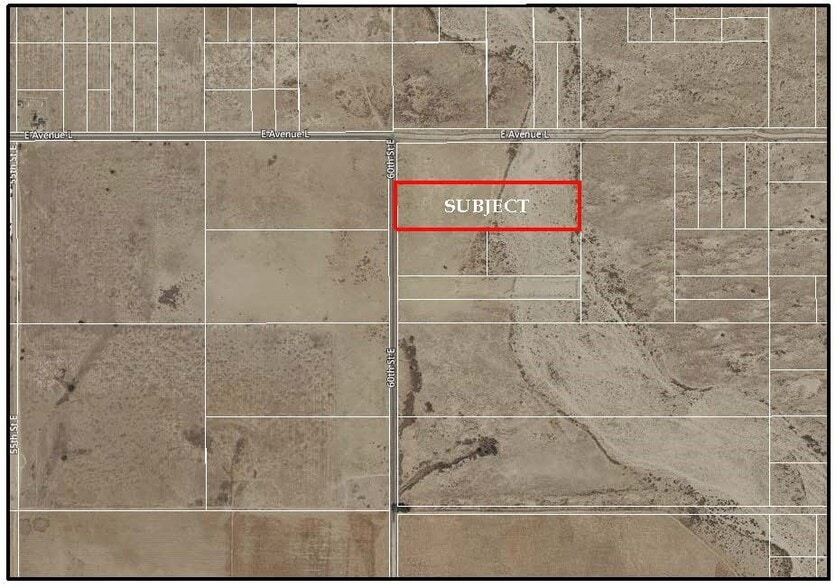 60th Street E, Palmdale, CA à vendre - Aérien – Image 1 sur 2