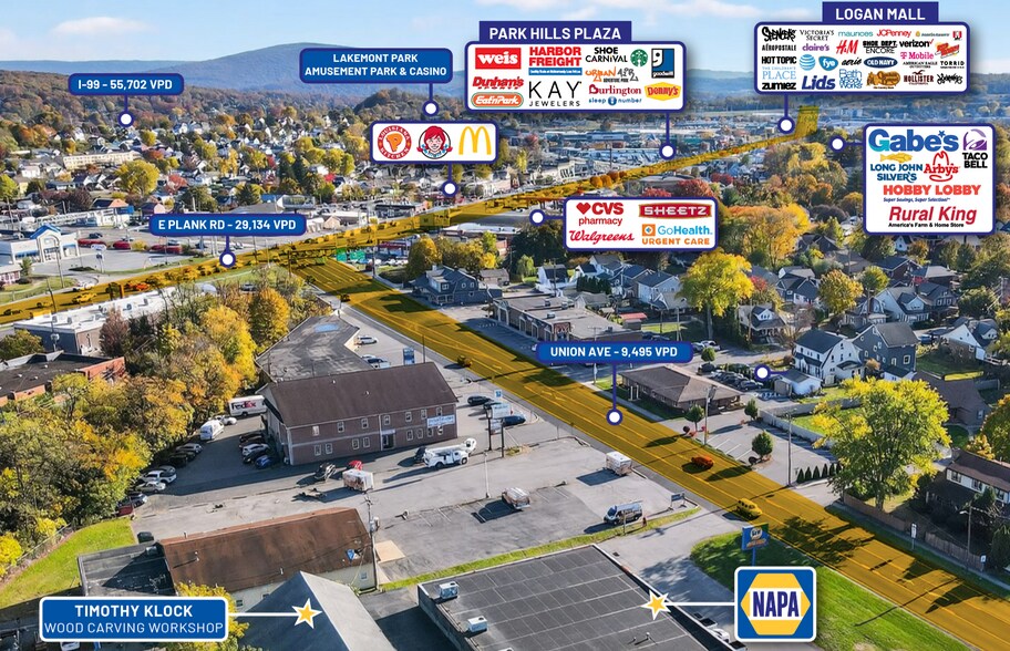 213 Union Ave, Altoona, PA à vendre - Photo de l’immeuble – Image 2 sur 7