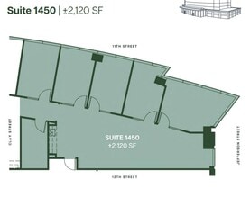 555 12th St, Oakland, CA à louer Plan d’étage– Image 1 sur 1