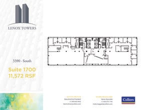 3400 Peachtree Rd NE, Atlanta, GA à louer Plan d’étage– Image 1 sur 1