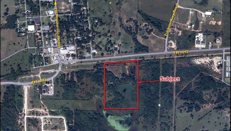 0 FM 1093, Fulshear, TX à vendre - Aérien – Image 1 sur 3