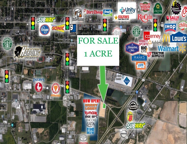0 E Beebe Capps, Searcy, AR à vendre - Photo de l’immeuble – Image 2 sur 2