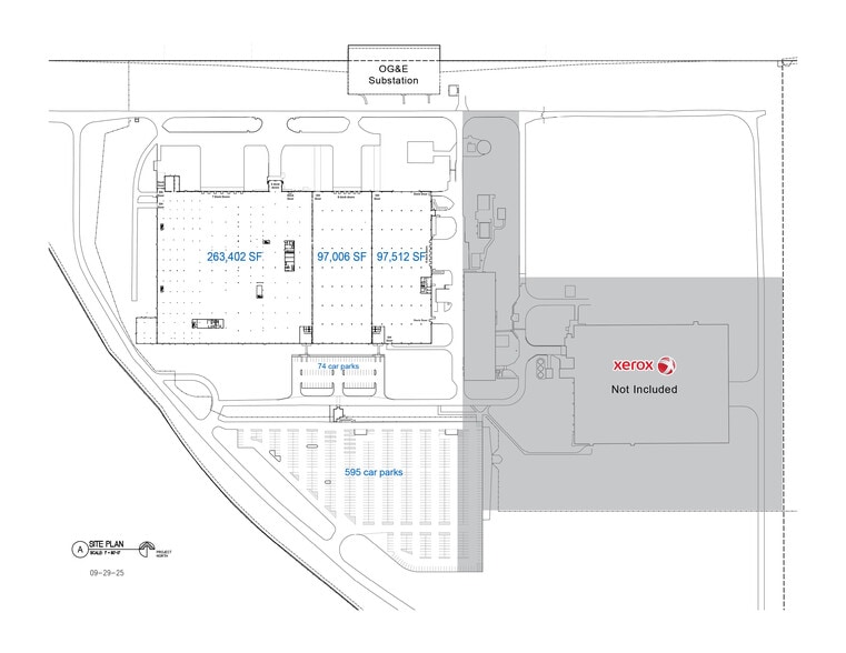 100 N Mustang Rd, Yukon, OK à louer - Plan de site – Image 3 sur 5