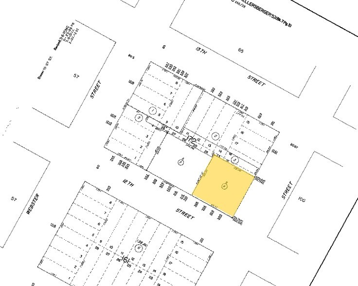 304-308 12th St, Oakland, CA à louer - Plan cadastral – Image 2 sur 5