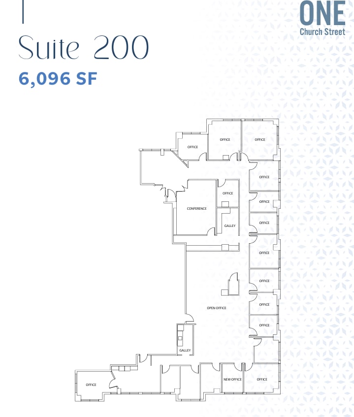 1 Church St, Rockville, MD à louer Plan d’étage– Image 1 sur 1