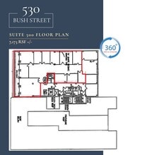 530 Bush St, San Francisco, CA à louer Plan d’étage– Image 1 sur 1