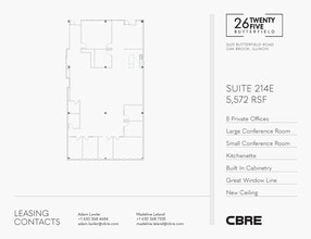 2625 Butterfield Rd, Oak Brook, IL à louer Plan d’étage– Image 1 sur 1