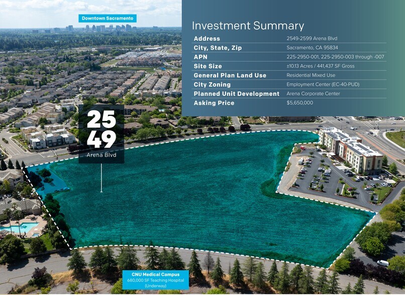 2549-2599 Arena Blvd, Sacramento, CA à vendre - Photo de l’immeuble – Image 2 sur 6