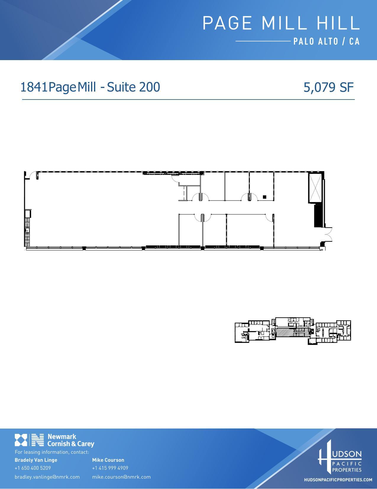 1801 Page Mill Rd, Palo Alto, CA à louer Plan d’étage– Image 1 sur 1