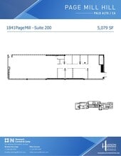 1801 Page Mill Rd, Palo Alto, CA à louer Plan d’étage– Image 1 sur 1