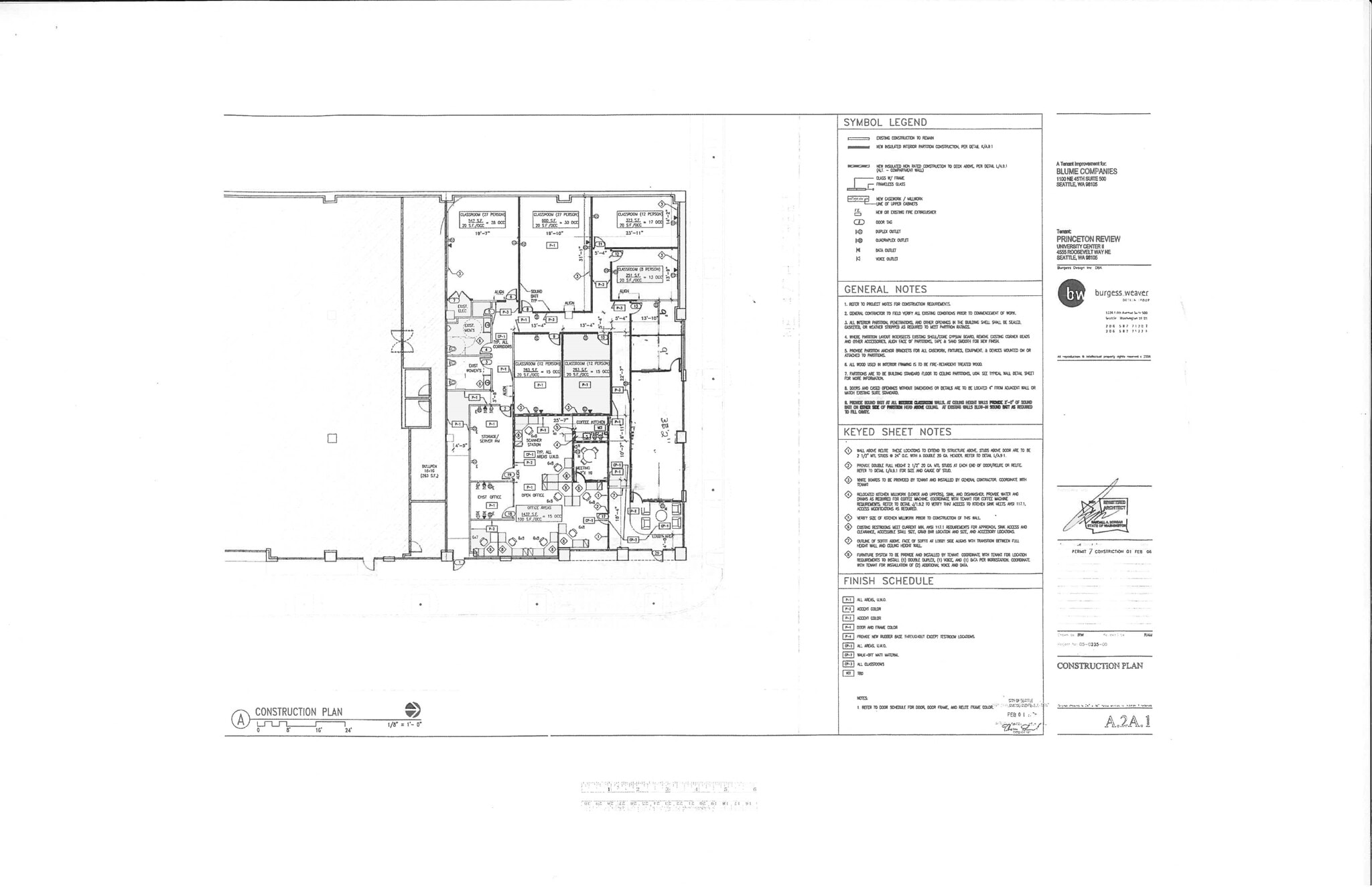 4555 Roosevelt Way NE, Seattle, WA à louer Plan de site– Image 1 sur 1