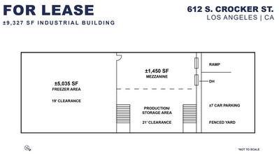 612-638 Crocker St, Los Angeles, CA à louer Plan d’étage– Image 1 sur 1