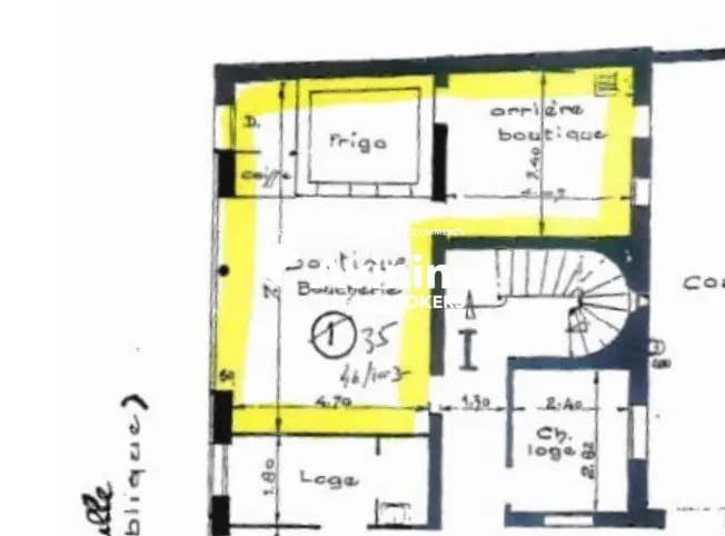 Local commercial dans Saint-Mandé à louer - Plan d’étage – Image 2 sur 2