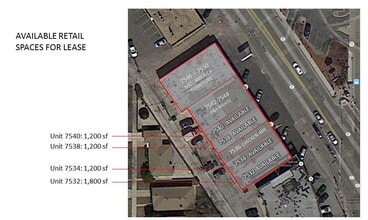 7532-7550 N Milwaukee Ave, Chicago, IL à louer Plan de site– Image 1 sur 1