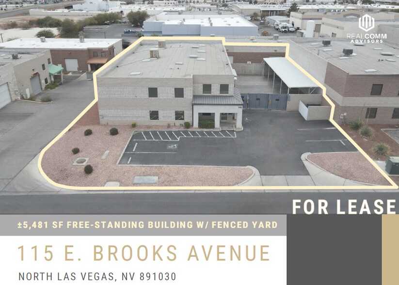 115 E Brooks Ave, North Las Vegas, NV à louer - Photo de l’immeuble – Image 1 sur 3