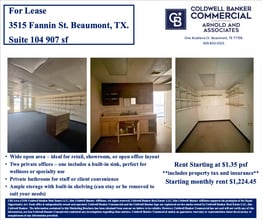 3515 Fannin St, Beaumont, TX à louer Photo intérieure– Image 2 sur 3